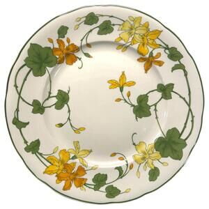 Vintage Villeroy & Boch Geranium 10.5” Dinner Plates
